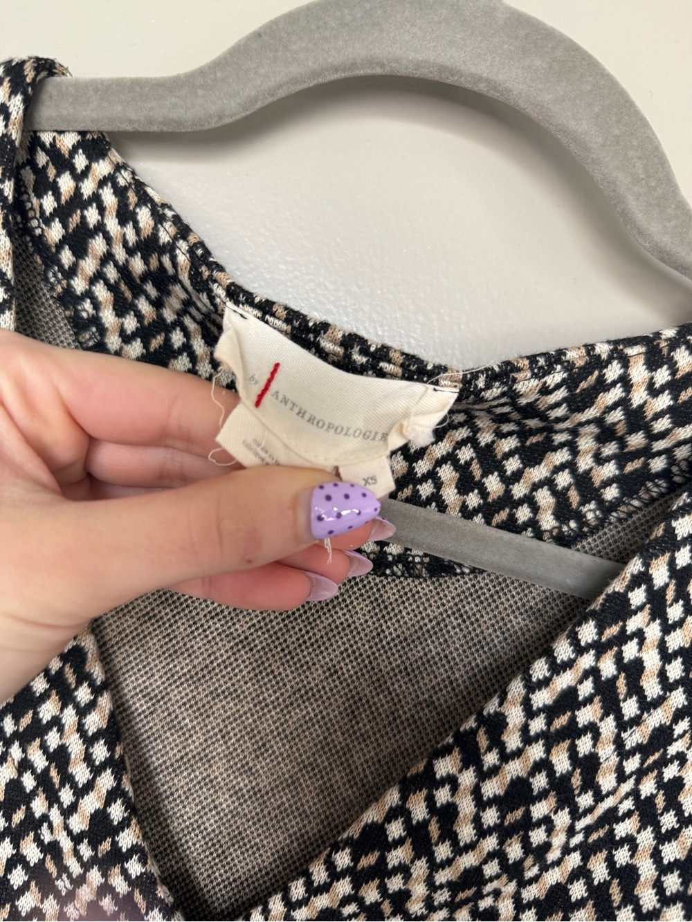 BY ANTHROPOLOGIE Layered Jacquard Vest & Blouse White Pullover Casual Formal Top - Picture 5 of 9